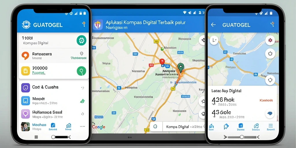 Tampilan antarmuka GUATOGEL yang modern dan informatif.