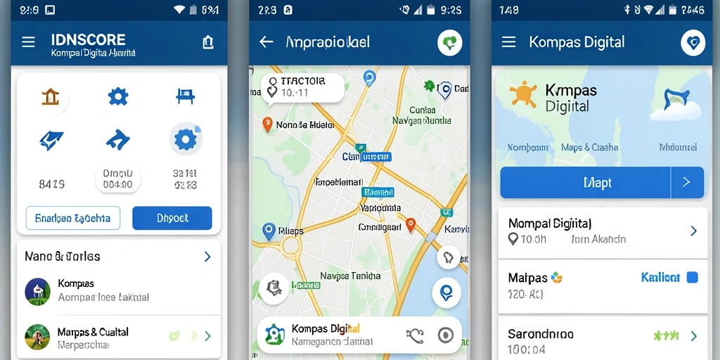 Tampilan antarmuka pengguna IDNSCORE yang sederhana dan fungsional.