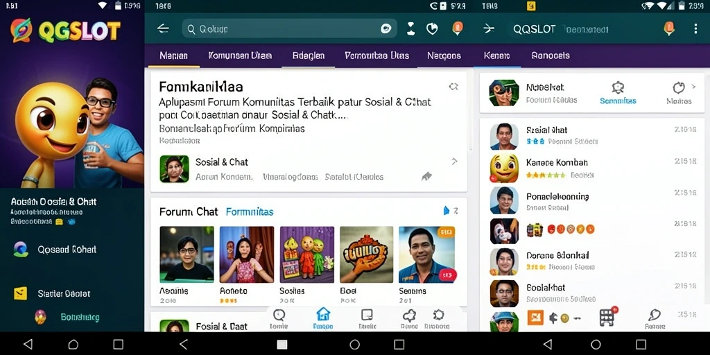 Antarmuka QQSLOT yang menarik untuk Forum Komunitas.