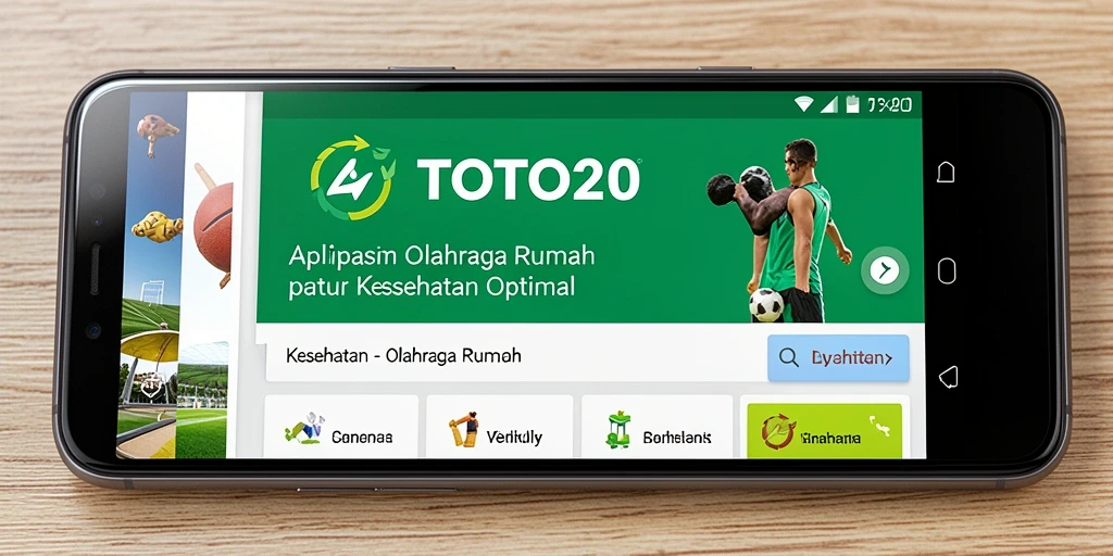 Antarmuka aplikasi TOTO20 yang intuitif dan menarik.