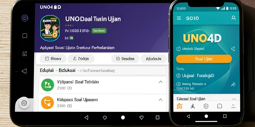 Tampilan antarmuka aplikasi UNO4D yang interaktif dan user-friendly.